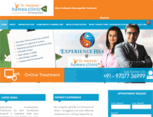 Tablet Screenshot of homeoeclinic.com